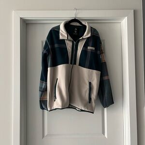 Columbia Plaid Fleece Jacket